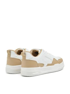 Hot Cropp Dwukolorowe sneakersy beżowy