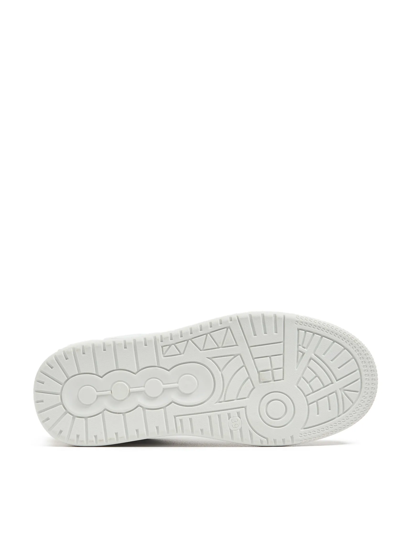 Hot Cropp Dwukolorowe sneakersy beżowy