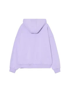 Discount Cropp Fioletowa bluza z kapturem UNISEX fioletowy