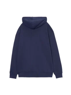 New Cropp Granatowa rozpinana bluza z kapturem granatowy