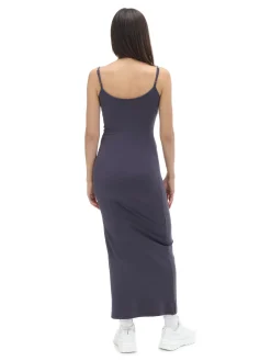 Fashion Cropp Granatowa sukienka maxi szary