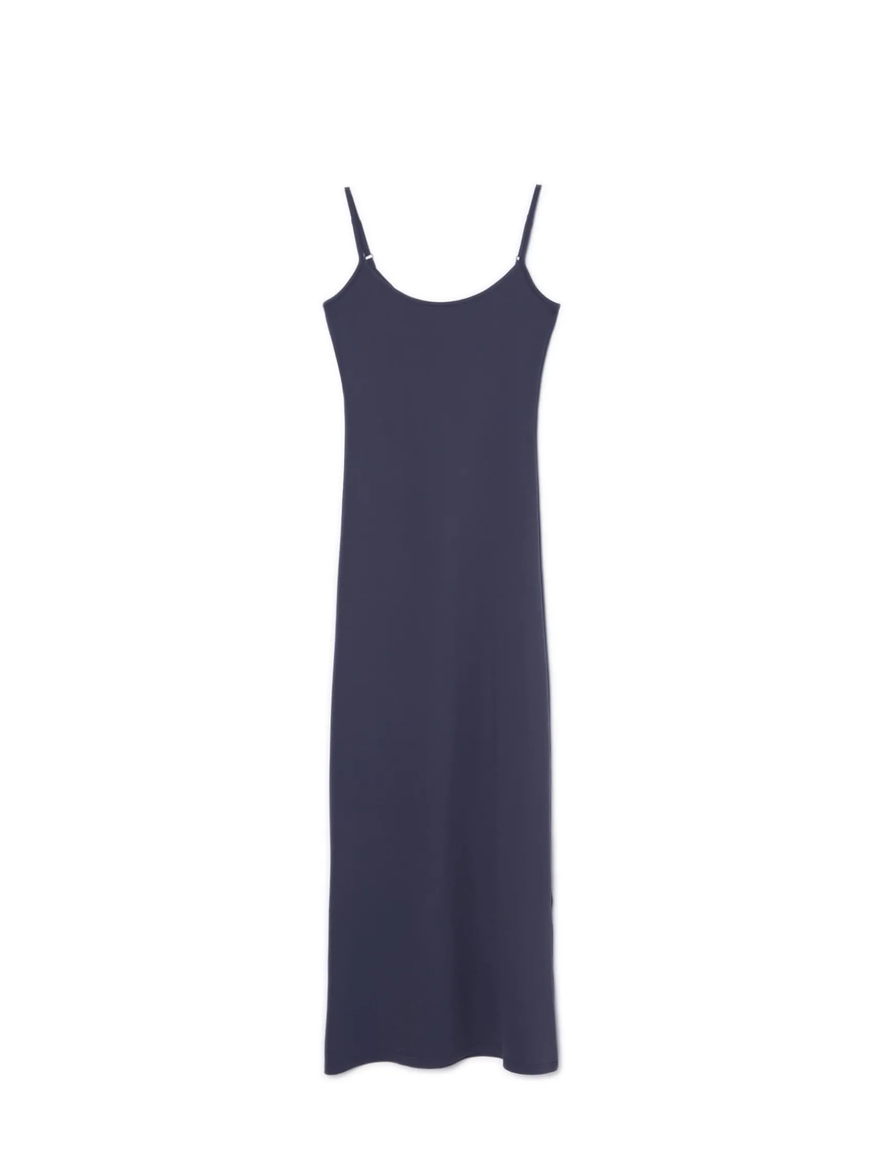 Fashion Cropp Granatowa sukienka maxi szary