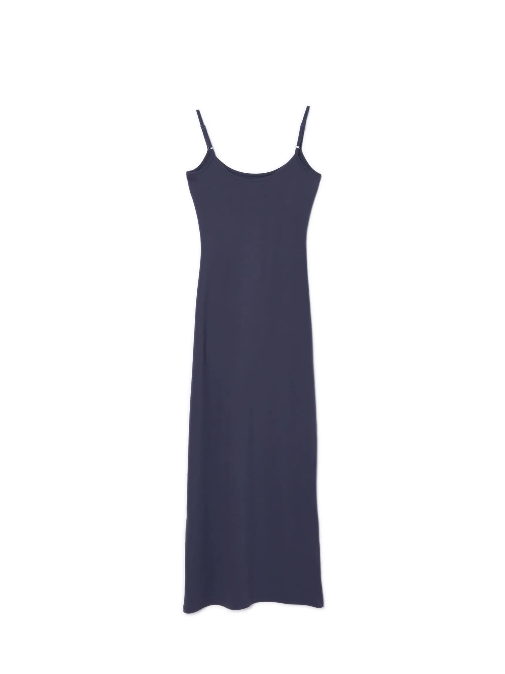 Fashion Cropp Granatowa sukienka maxi szary