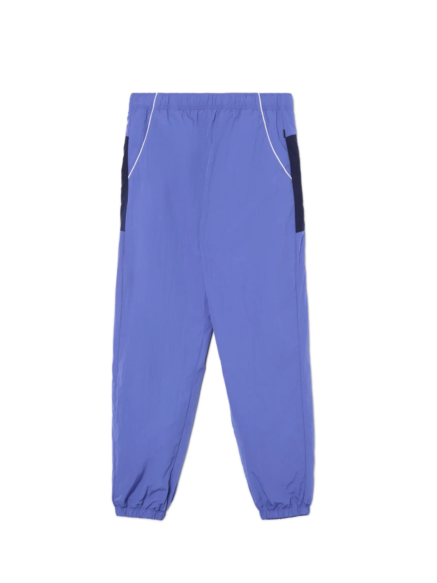 New Cropp Granatowe spodnie joggery basic niebieski