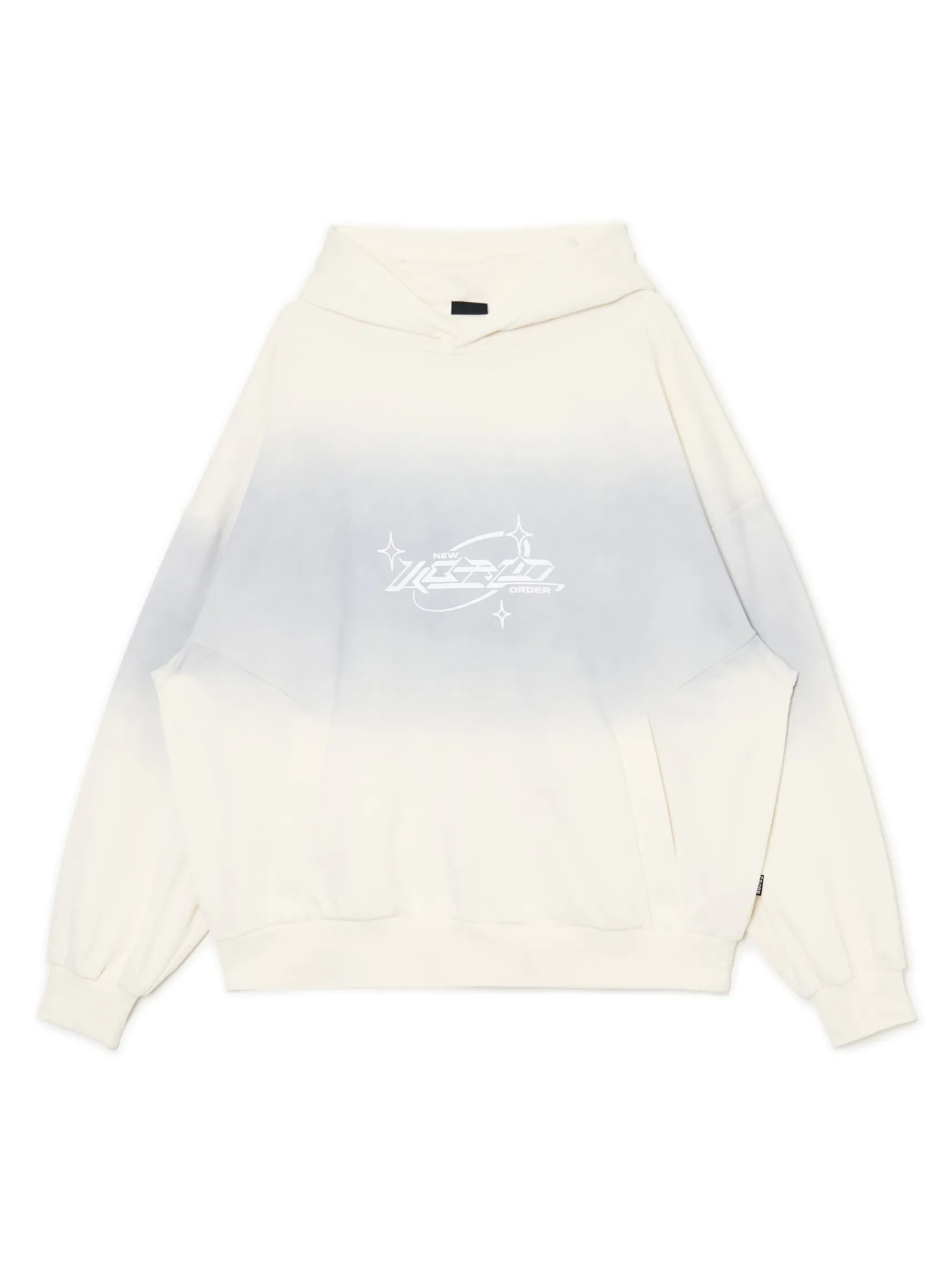 Hot Cropp Jasna bluza boxy z kapturem kremowy