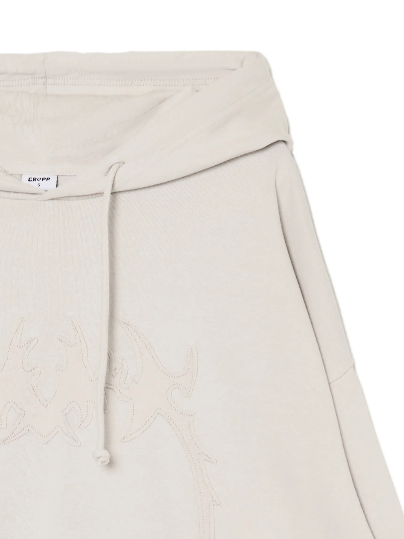 Discount Cropp Jasna bluza z aplikacją UNISEX jasnyszary