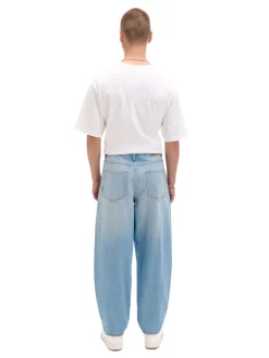 Online Cropp Jasne jeansy balloon baggy niebieski