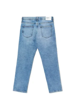 Outlet Cropp Jasne jeansy comfort niebieski