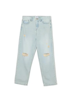 Clearance Cropp Jasne jeansy loose baggy niebieski
