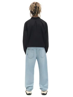 Fashion Cropp Jasne jeansy relaxed niebieski