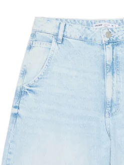 Outlet Cropp Jasne jeansy skater błękitny