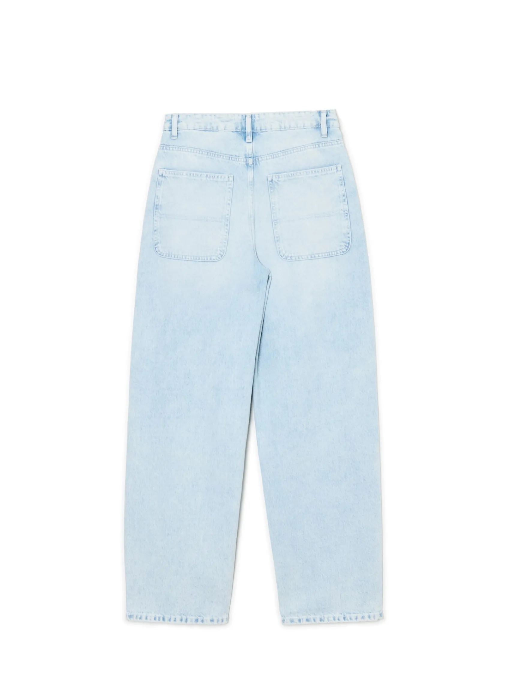 Outlet Cropp Jasne jeansy skater błękitny