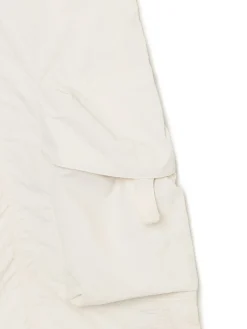 Outlet Cropp Jasne spodnie parachute jasnopomarańczowy