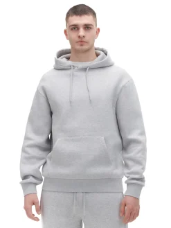 Online Cropp Jasnoszara bluza z kapturem jasnyszary