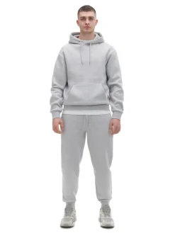 Online Cropp Jasnoszara bluza z kapturem jasnyszary