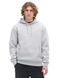 Online Cropp Jasnoszara bluza z kapturem jasnyszary