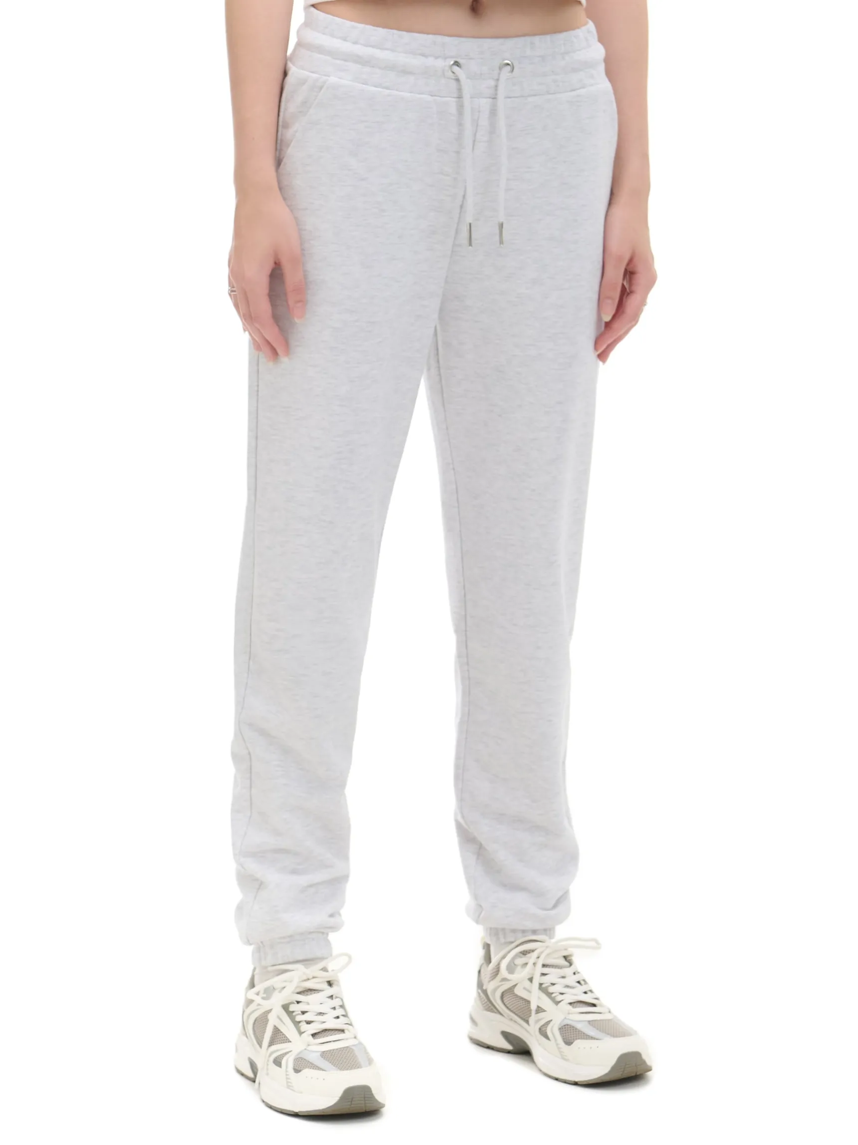 Sale Cropp Jasnoszare dresowe joggery jasnyszary