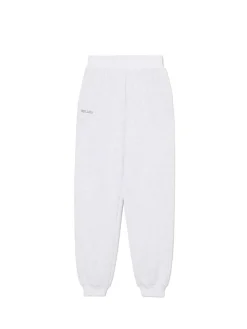 New Cropp Jasnoszare dresowe joggery z nadrukiem jasnyszary