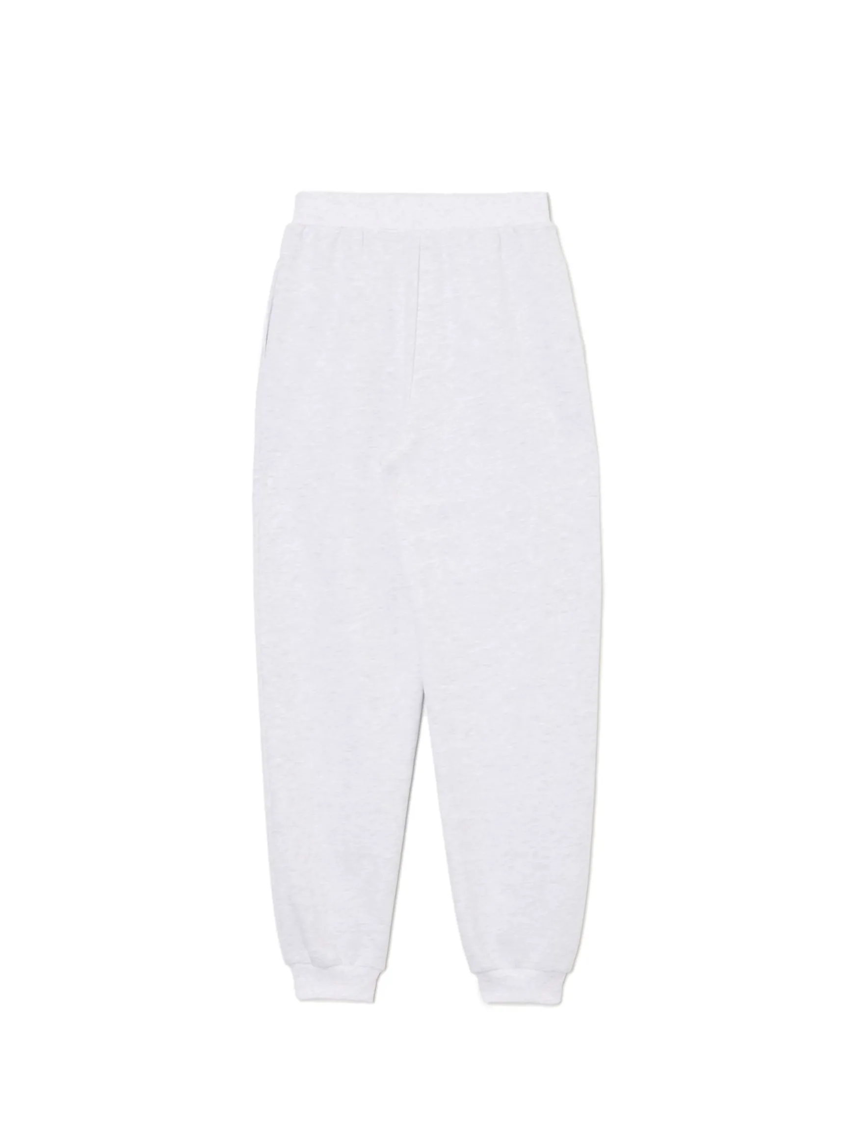New Cropp Jasnoszare dresowe joggery z nadrukiem jasnyszary
