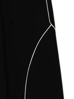 Clearance Cropp Jasnoszare dresowe joggery z naszywkami czarny