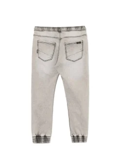 Fashion Cropp Jasnoszare jeansowe joggery regular jasnyszary