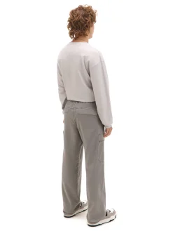 Clearance Cropp Jasnoszare spodnie jogger loose jasnyszary