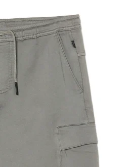 Clearance Cropp Jasnoszare spodnie jogger loose jasnyszary