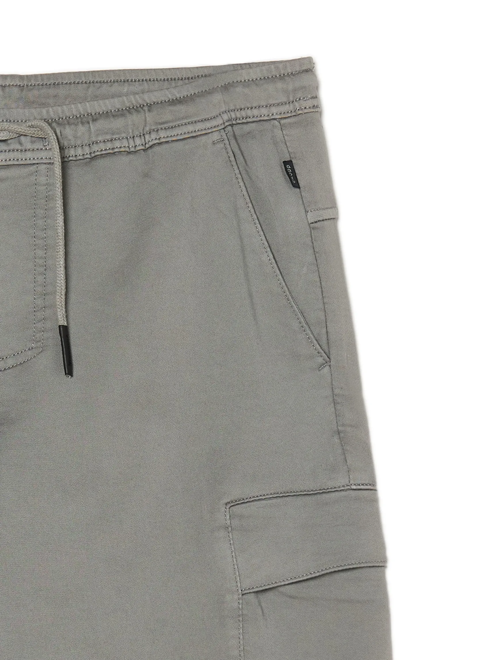 Clearance Cropp Jasnoszare spodnie jogger loose jasnyszary