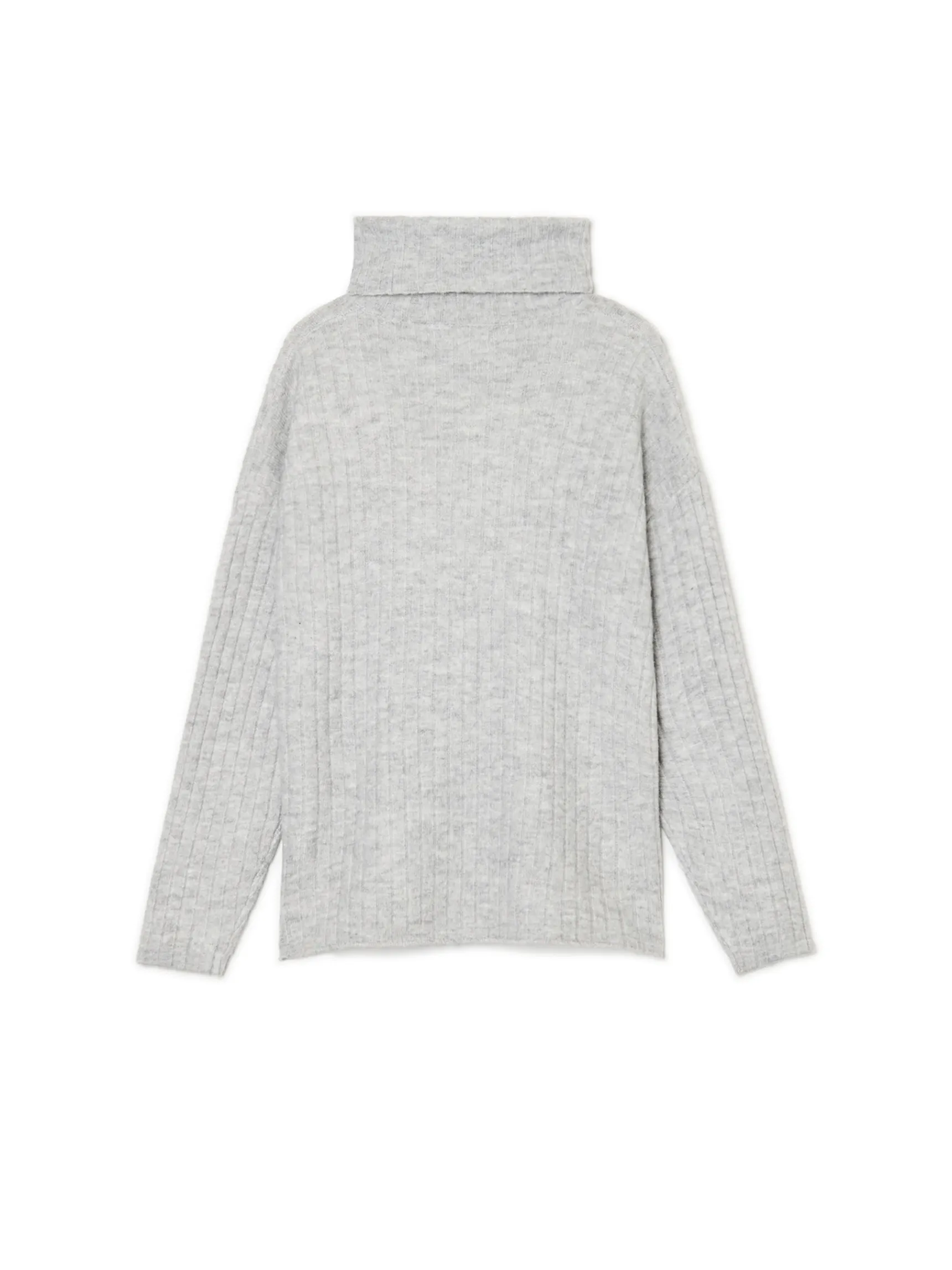 Online Cropp Jasnoszary sweter z golfem jasnyszary