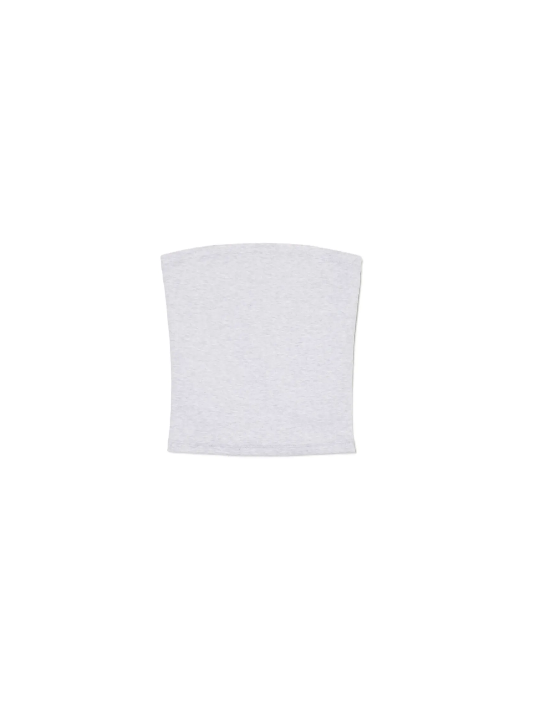 Clearance Cropp Jasnoszary top typu tuba jasnyszary