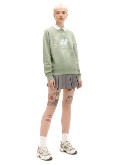 Fashion Cropp Jasnozielona bluza z kołnierzykiem zielony