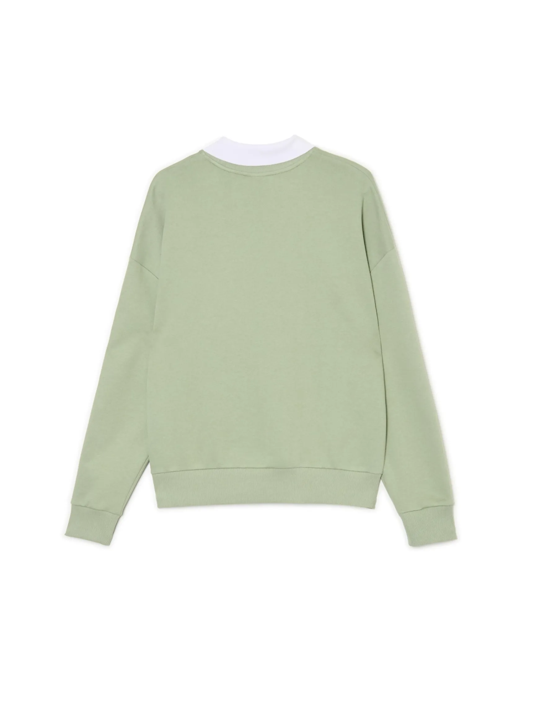 Fashion Cropp Jasnozielona bluza z kołnierzykiem zielony