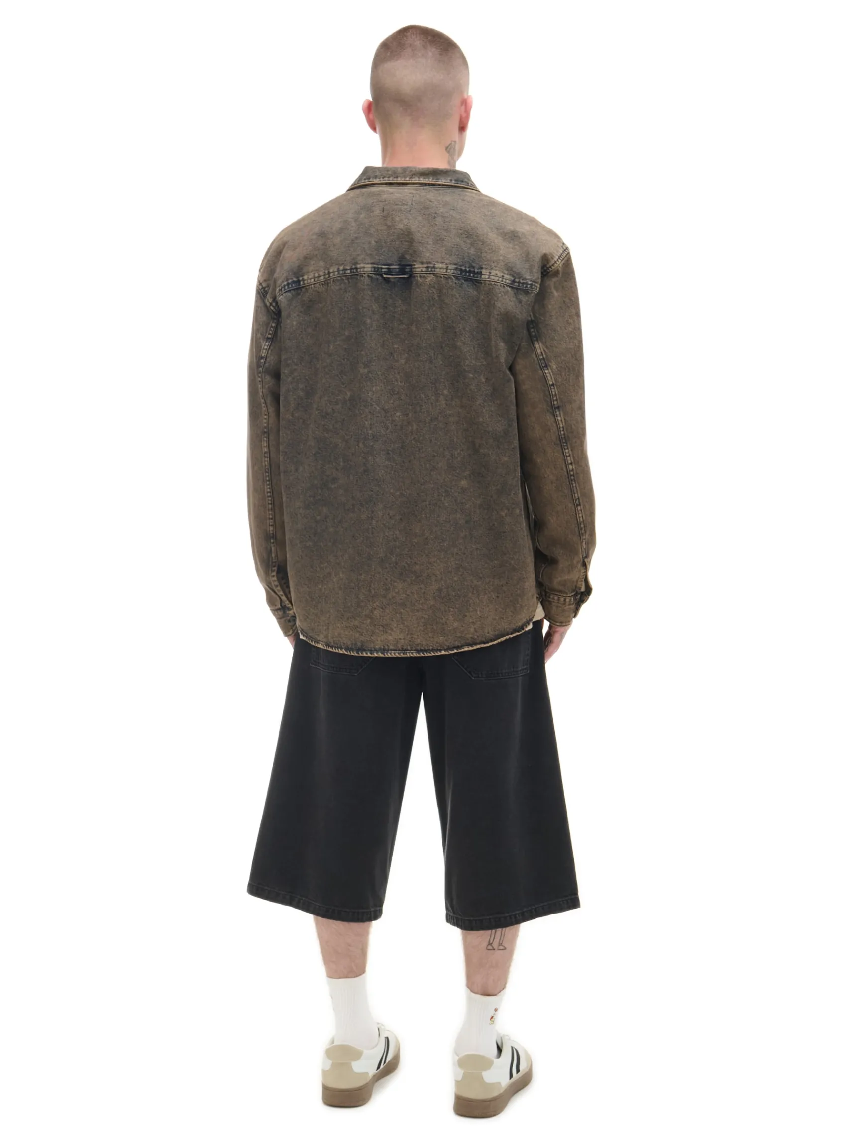 Online Cropp Jeansowa koszula vintage szary