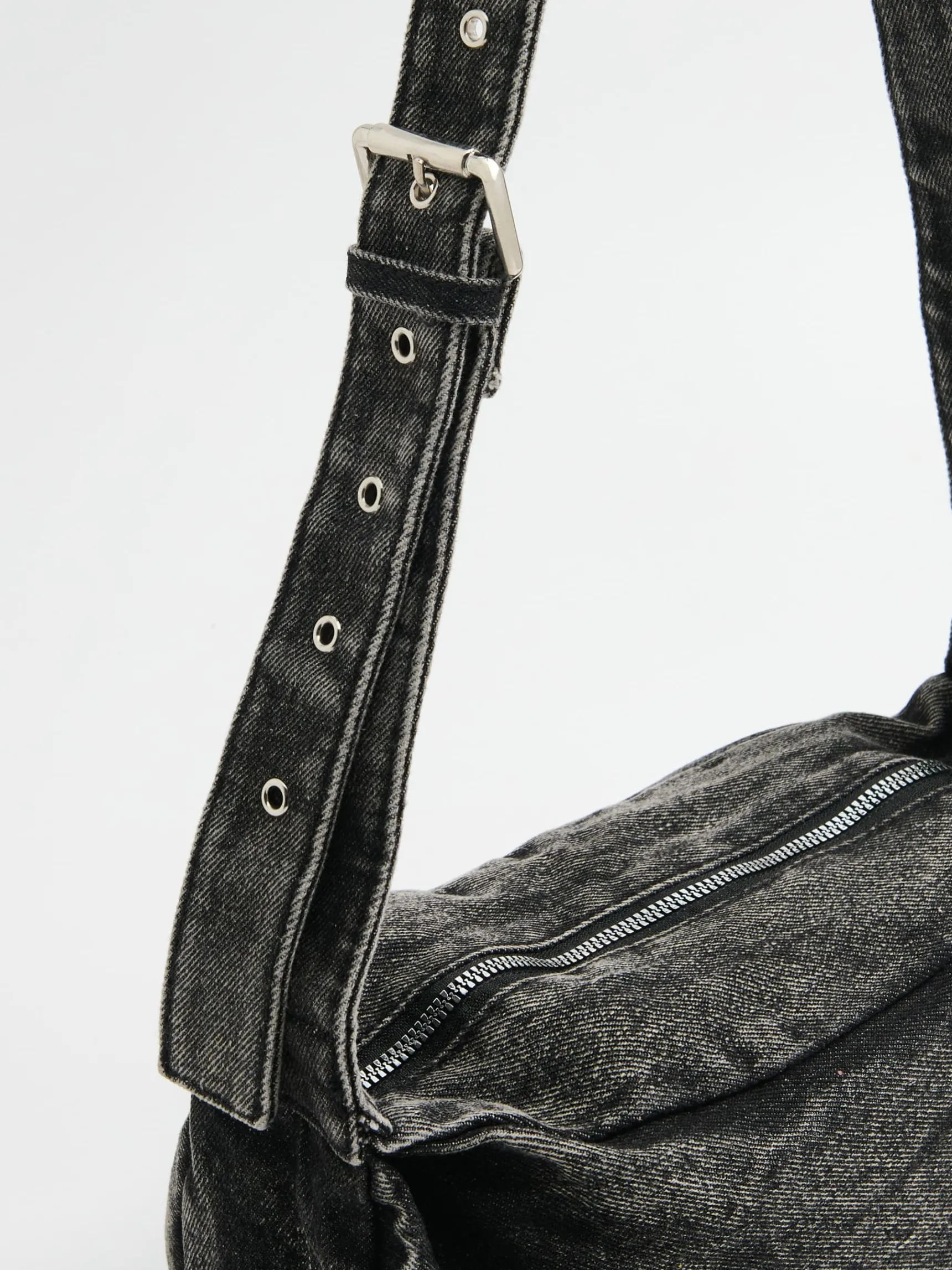 Outlet Cropp Jeansowa mała torebka szary
