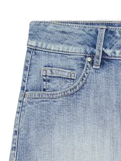Discount Cropp Jeansowa spódnica mini niebieski