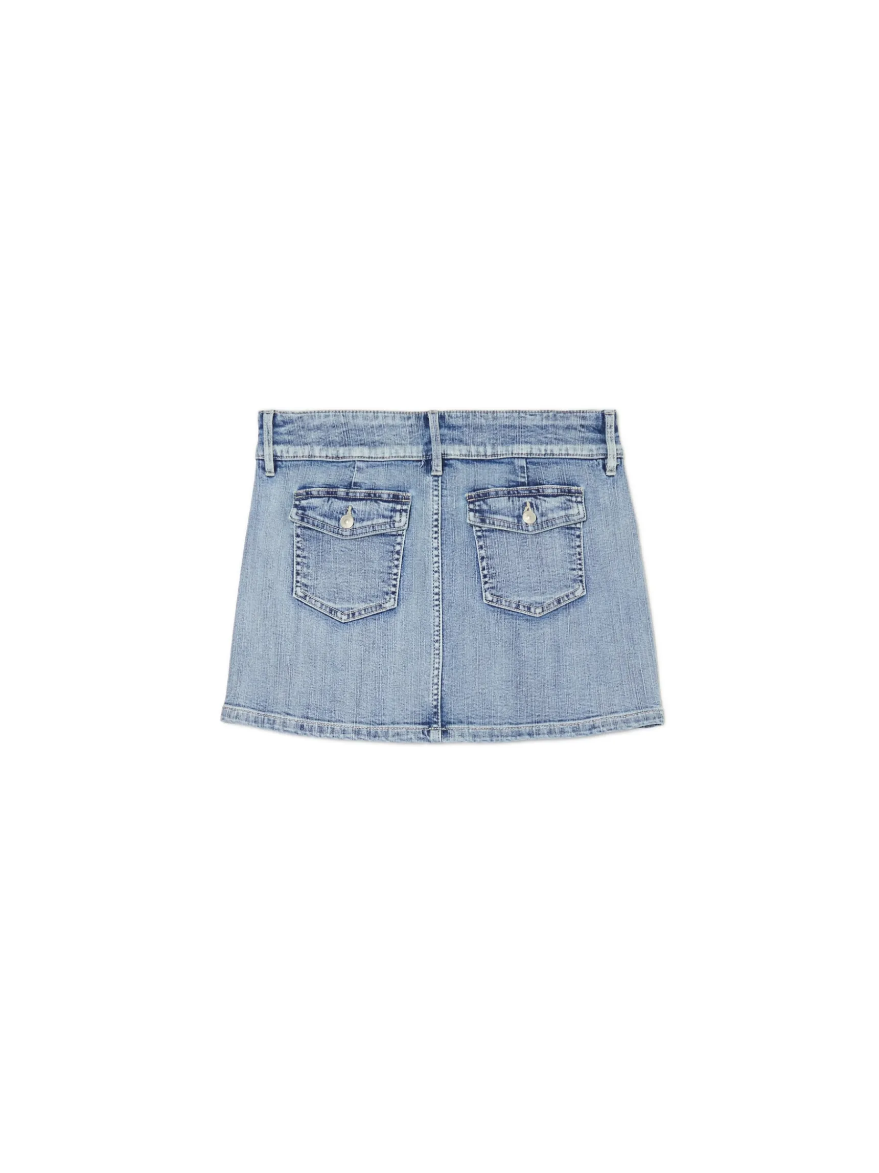 Discount Cropp Jeansowa spódnica mini niebieski