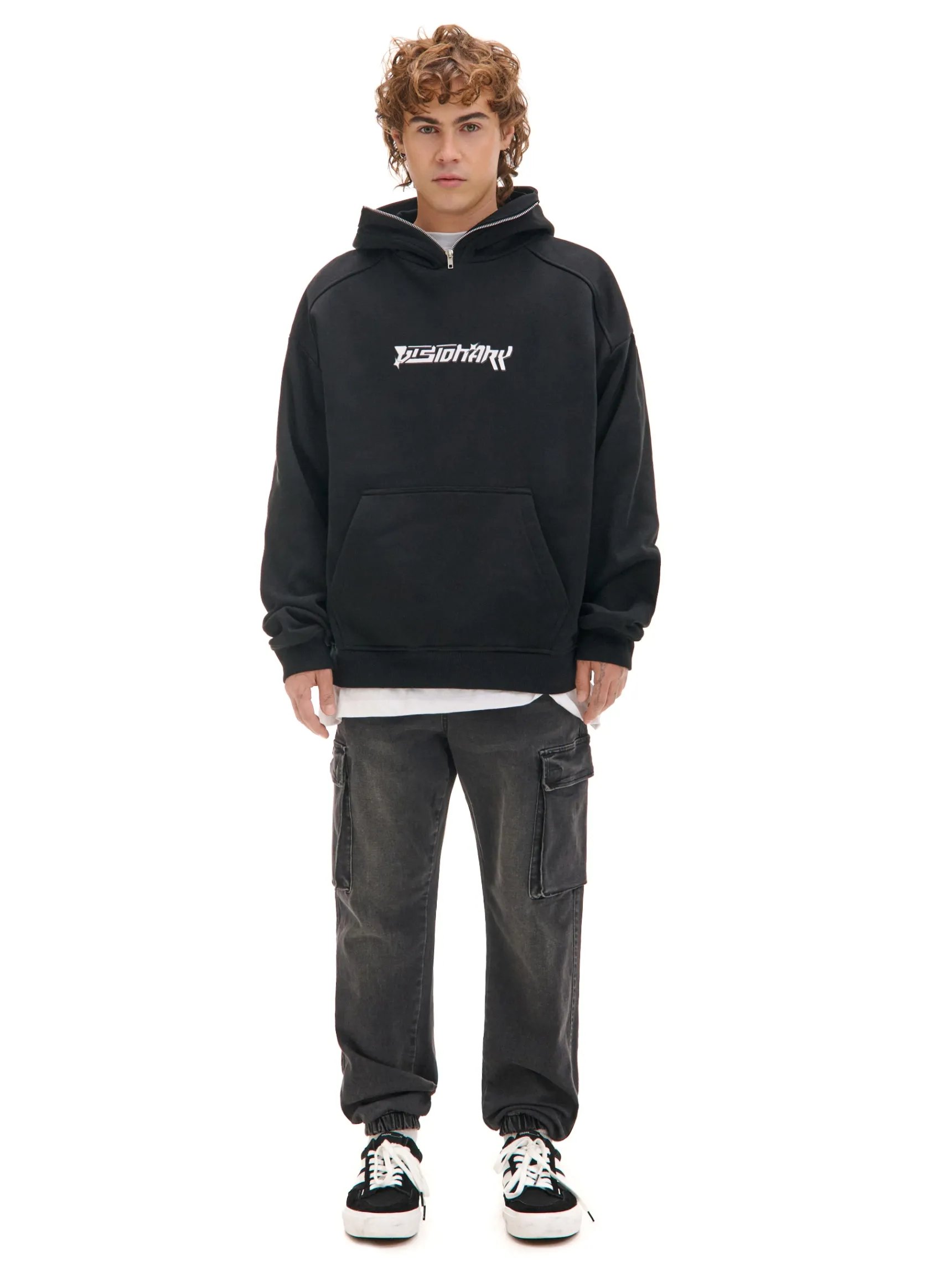 Discount Cropp Jeansowe joggery szary