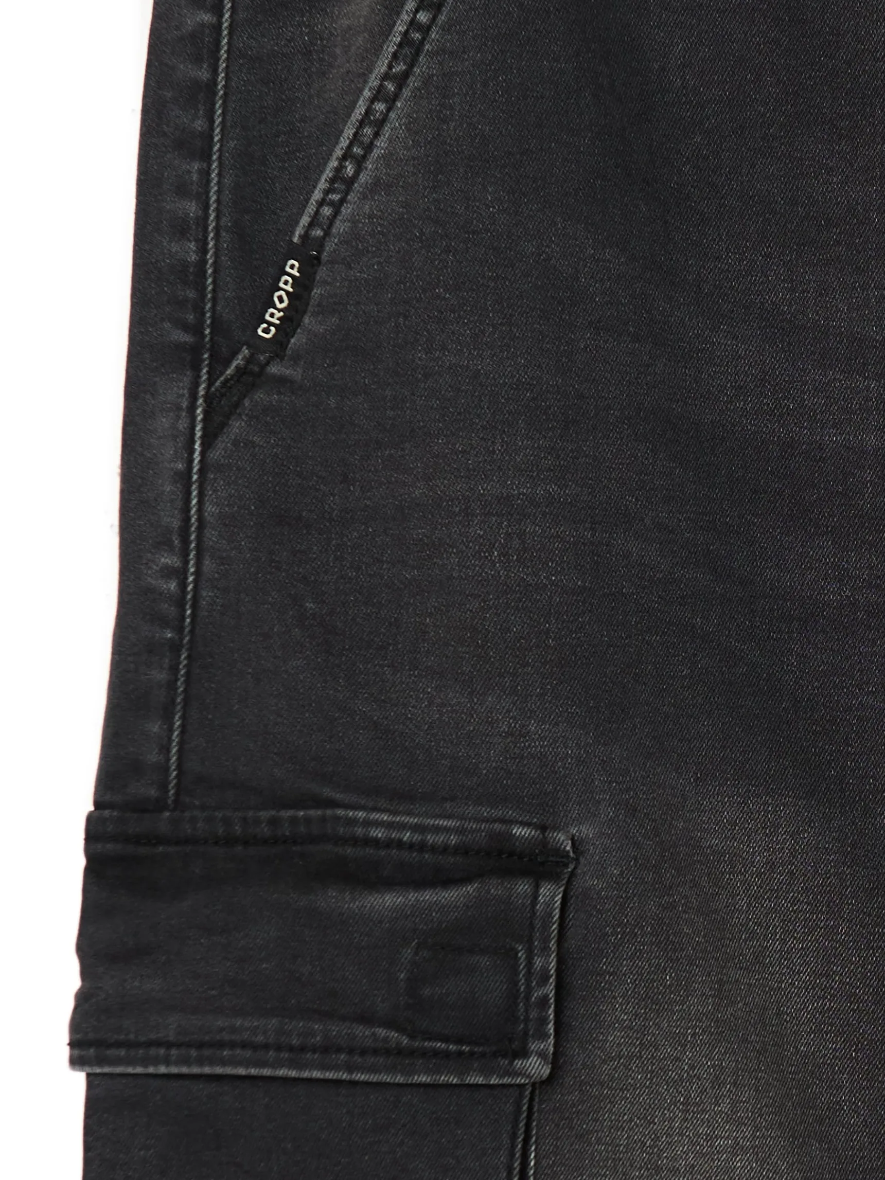 Discount Cropp Jeansowe joggery szary