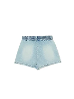 Outlet Cropp Jeansowe krótkie bermudy błękitny