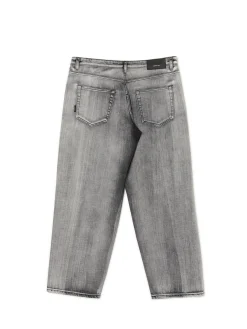 Hot Cropp Jeansy baggy szary