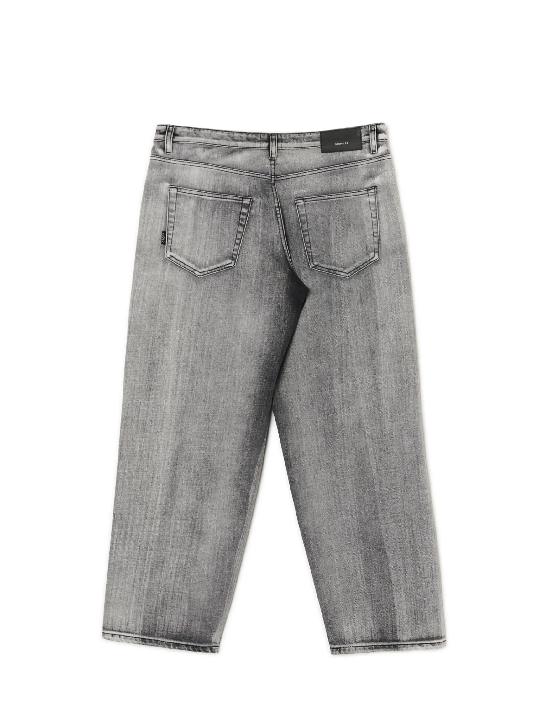 Hot Cropp Jeansy baggy szary