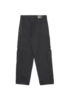 Discount Cropp Jeansy baggy multipockets czarny