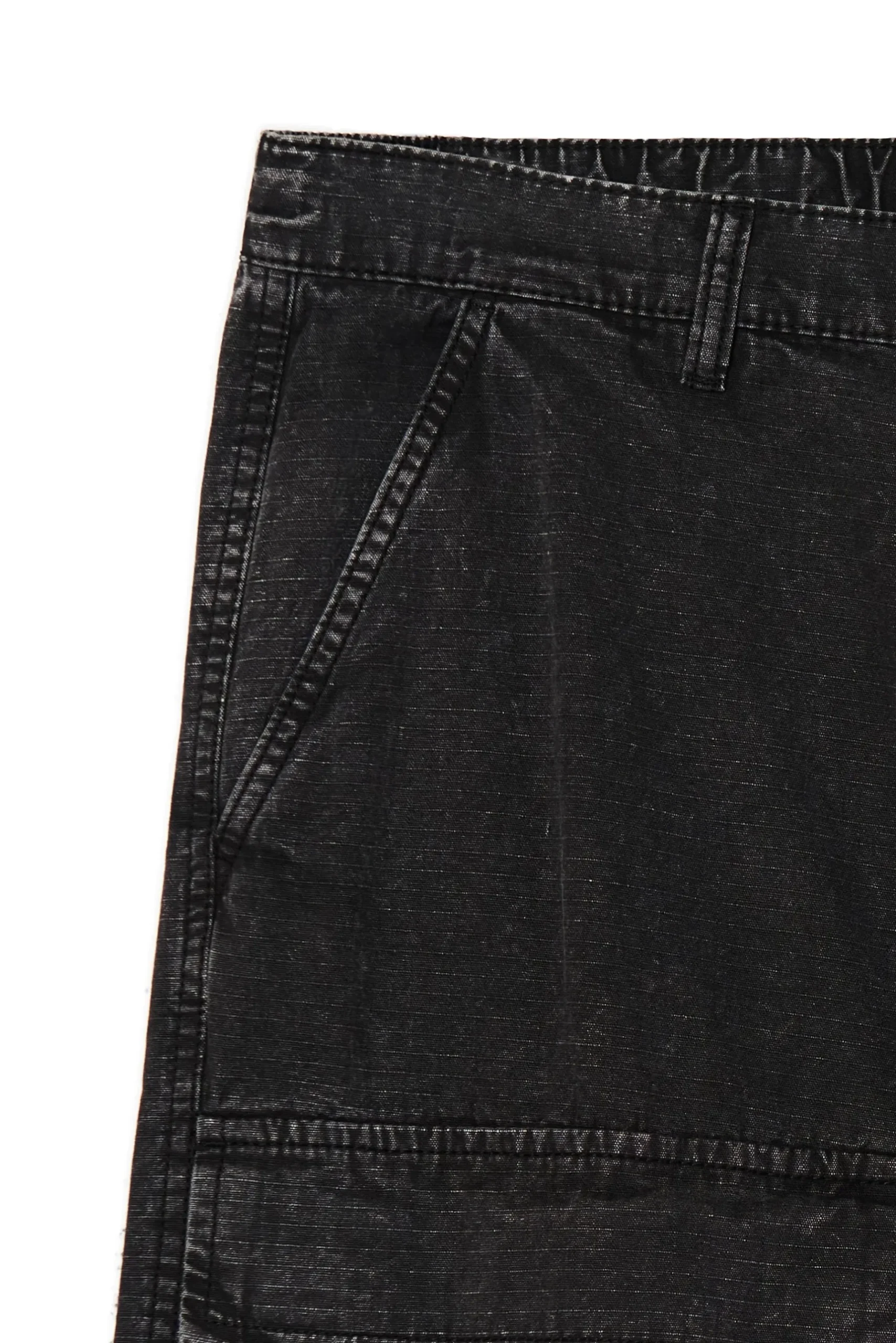 Discount Cropp Jeansy baggy z efektem znoszenia szary