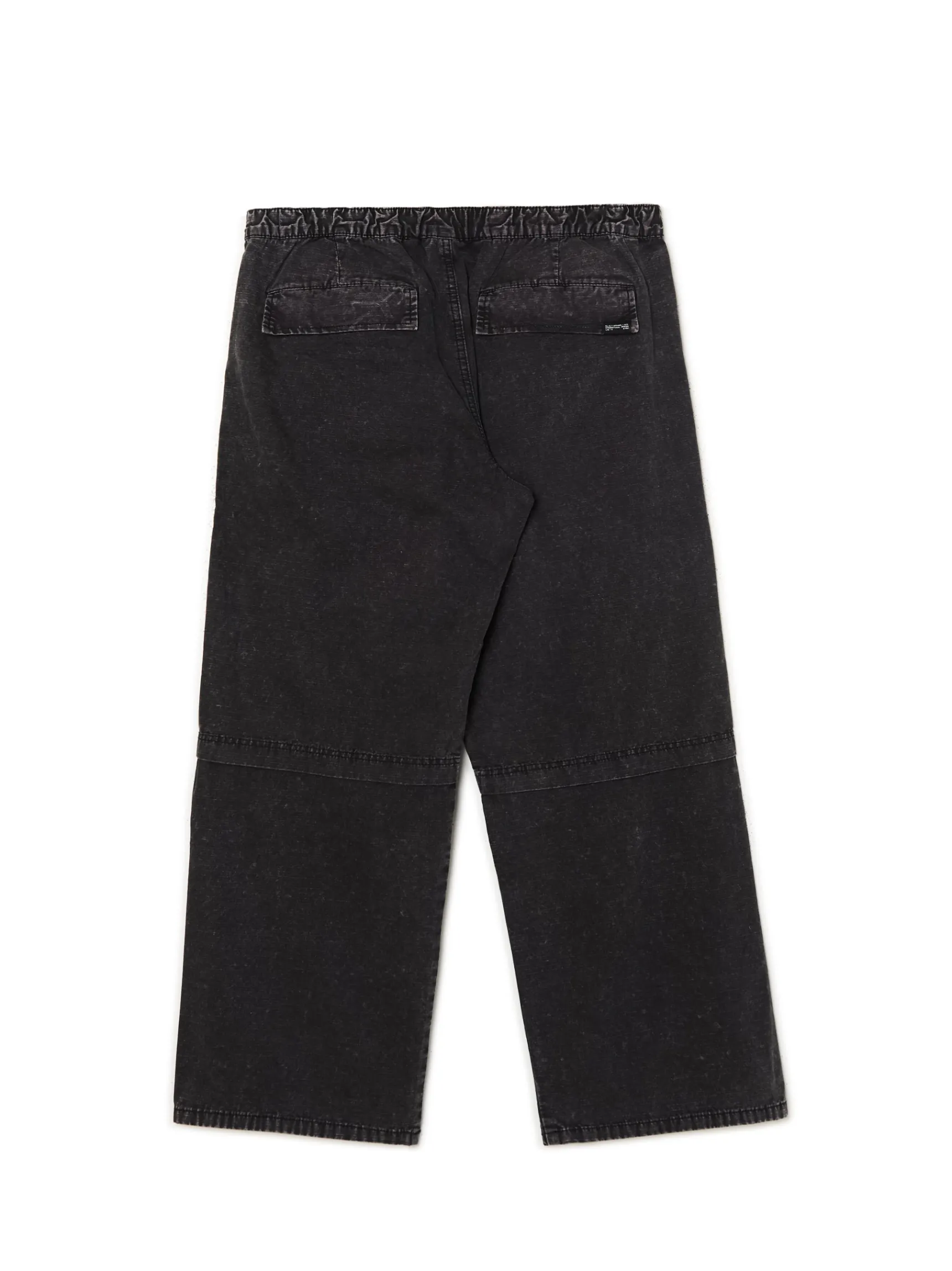 Discount Cropp Jeansy baggy z efektem znoszenia szary