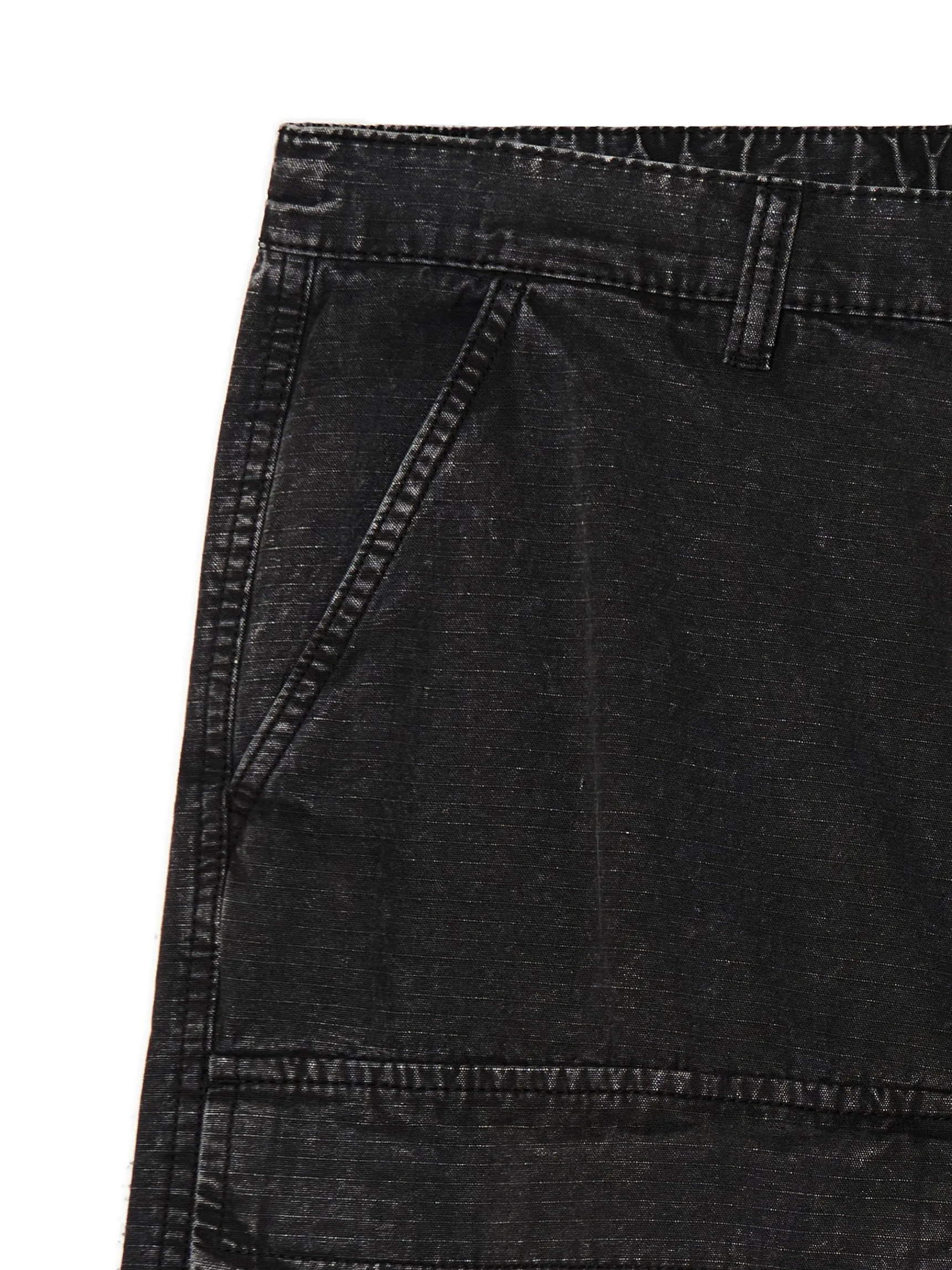 Discount Cropp Jeansy baggy z efektem znoszenia szary