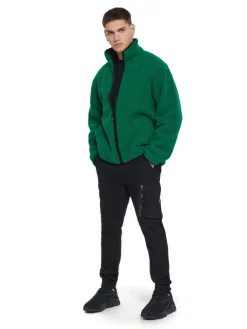 Clearance Cropp Jeansy jogger cargo czarny