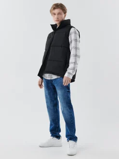 Sale Cropp Jeansy męskie klasyczne niebieski