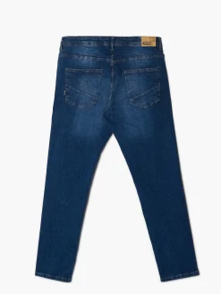 Best Cropp Jeansy męskie slim fit granatowy