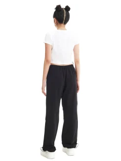 Best Cropp Jeansy parachute czarny