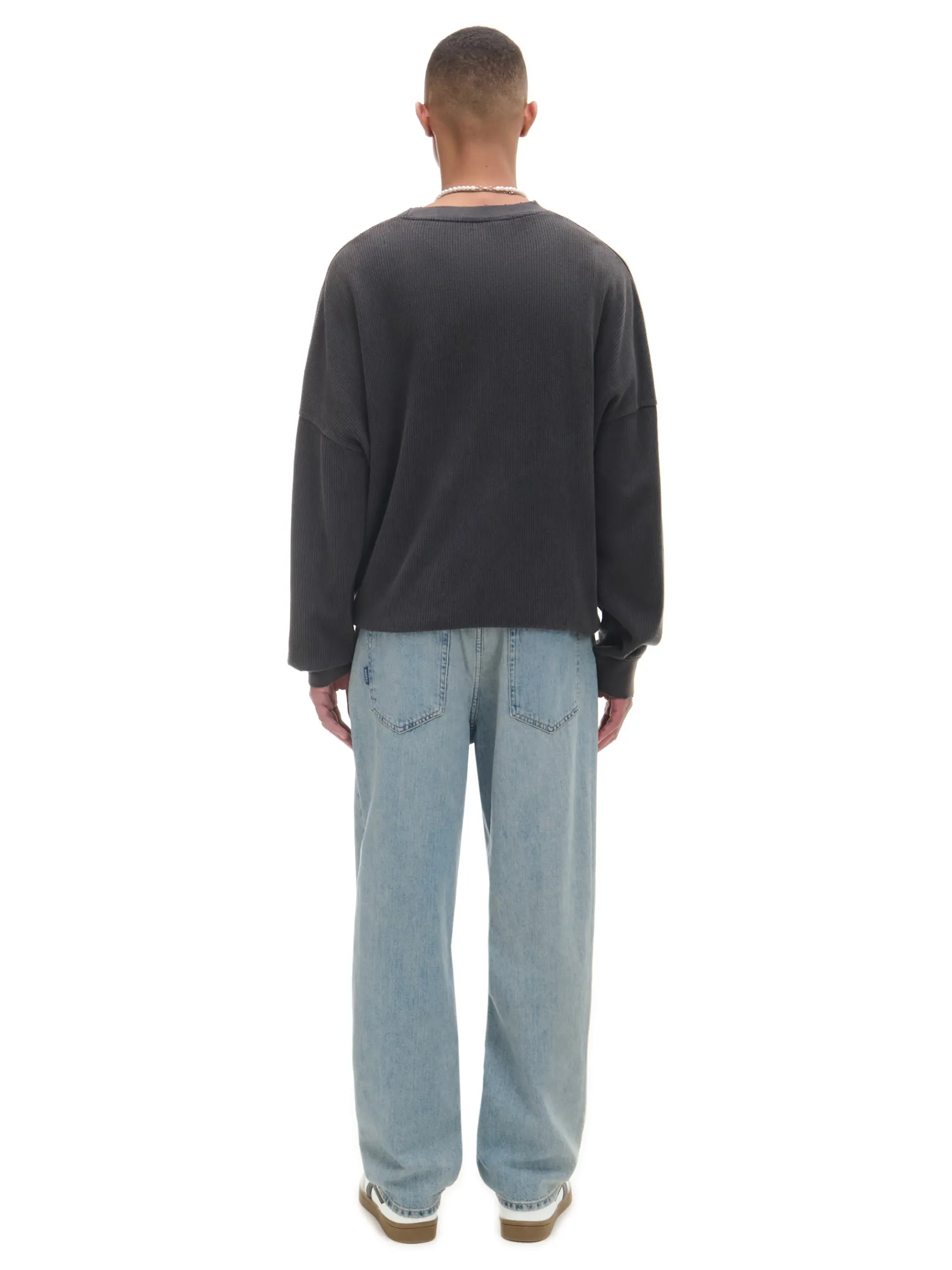 Fashion Cropp Jeansy relaxed niebieski